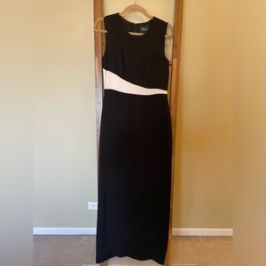 Shoshana - Black and White Maxi Dress. Size US 6